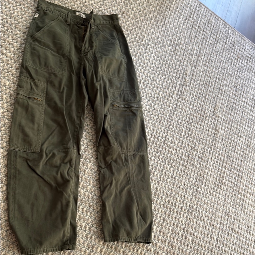 Citizen of Humanity Marcelle low slung cargo in surplus green
